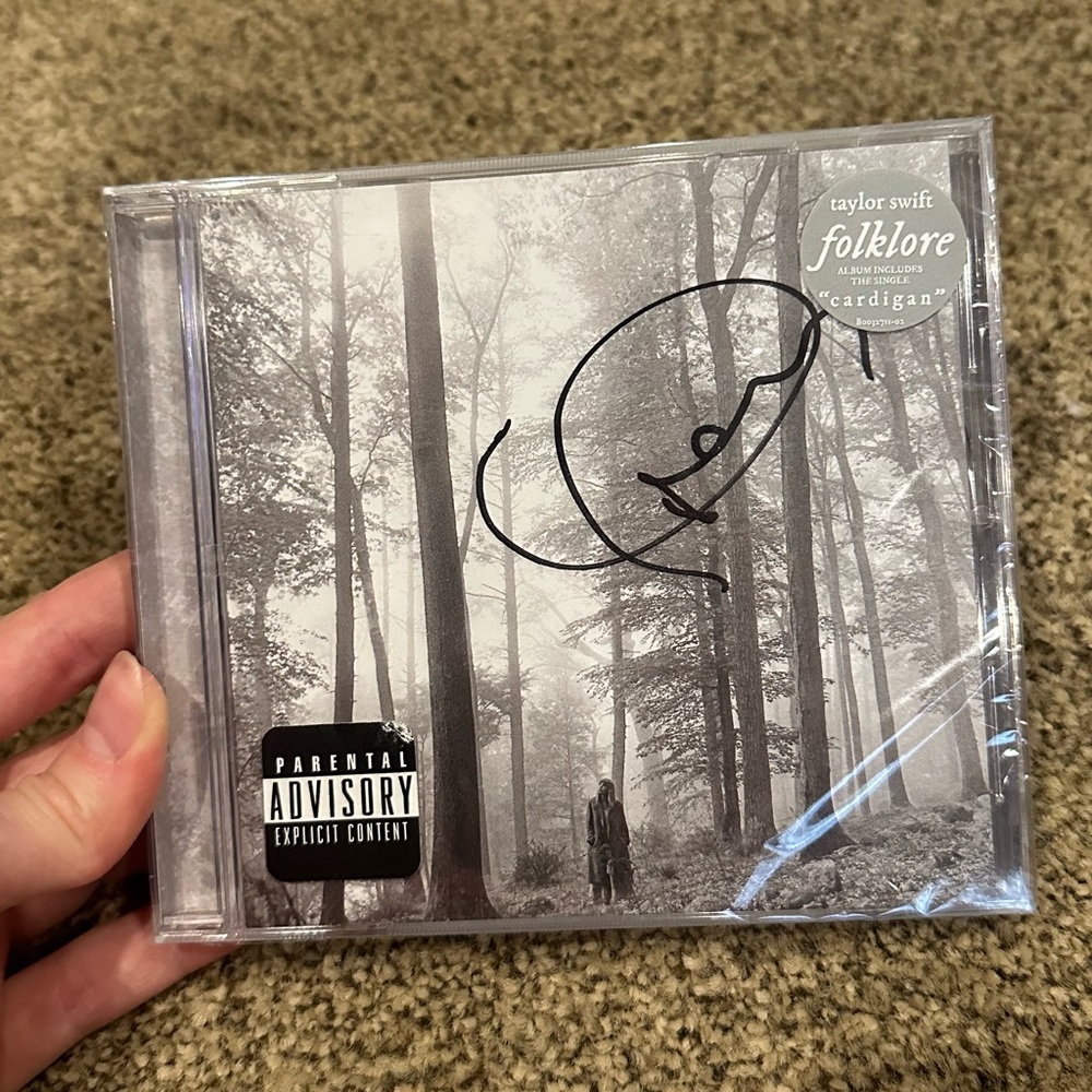 Taylor Swift Folklore Signed CD